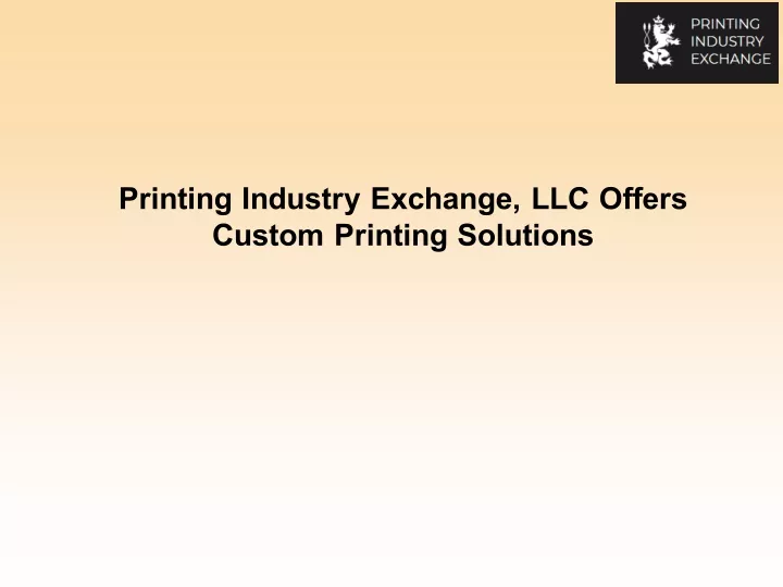 printing industry exchange llc offers custom