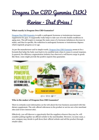 dragon de cbd gummie uk revie bes price