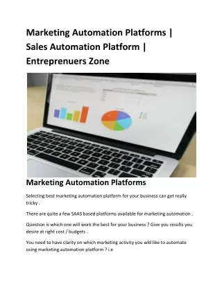 Marketing Automation Platforms