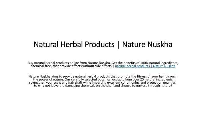 natural herbal products nature natural herbal