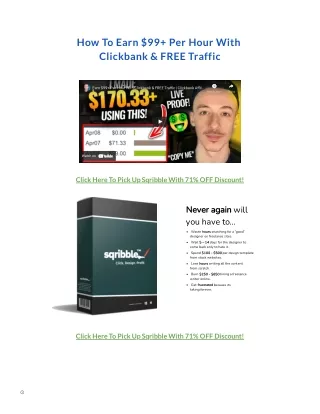 how to earn 99 per hour with clickbank free