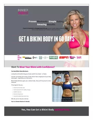proven workouts simple eating amazing results