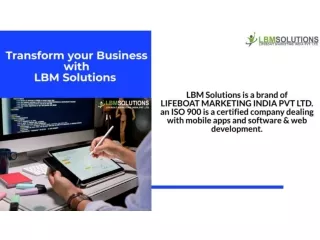 Transform your Business With LBM Solutions