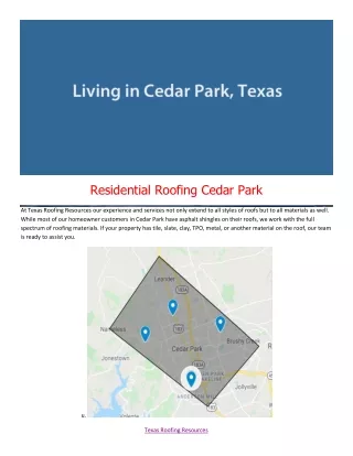 residential roofing cedar park