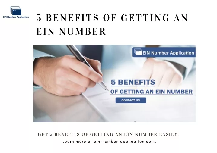 5 benefits of getting an ein number