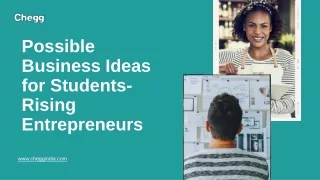 possible business ideas for students rising