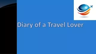 diary of a travel lover