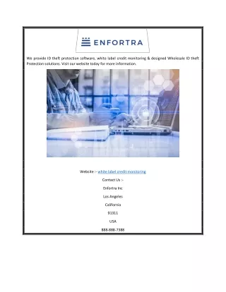 we provide id theft protection software white