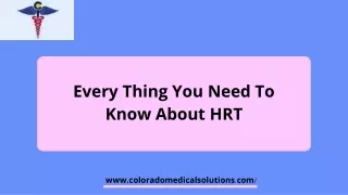 every thing you need to know about hrt