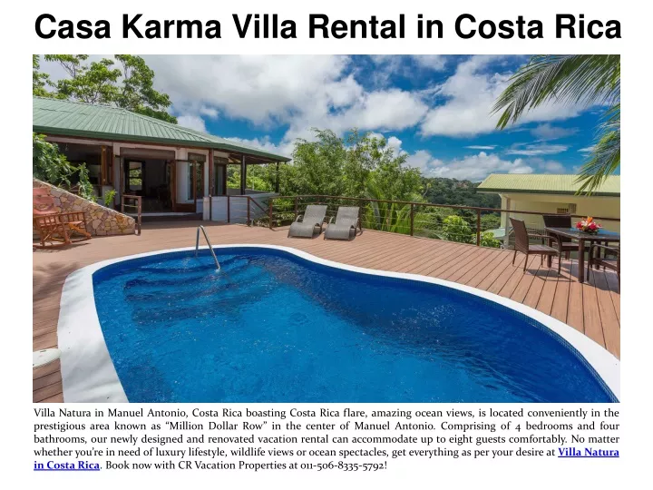 casa karma villa rental in costa rica