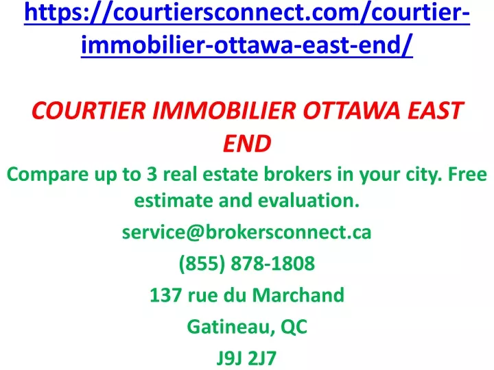 https courtiersconnect com courtier immobilier ottawa east end courtier immobilier ottawa east end