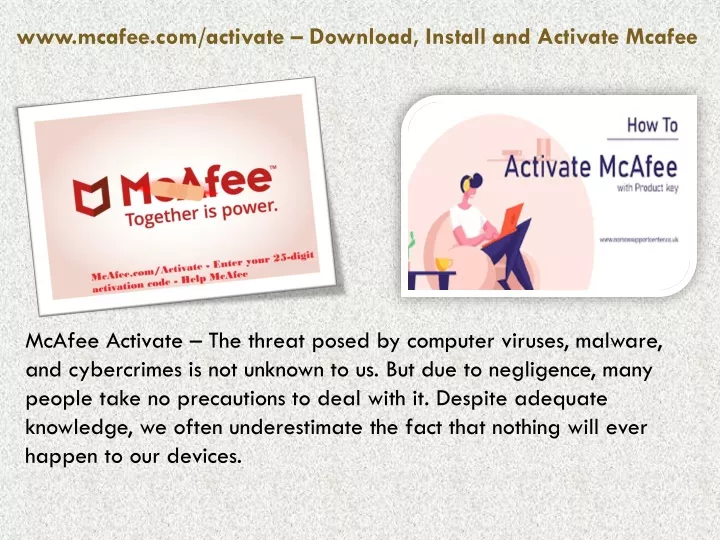 www mcafee com activate download install