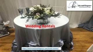 Wedding Rentals Near You in USA | Beyond Elegance