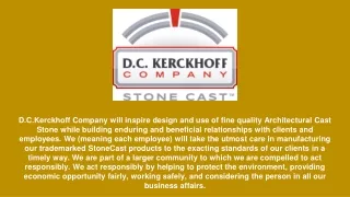 d c kerckhoff company will inspire design