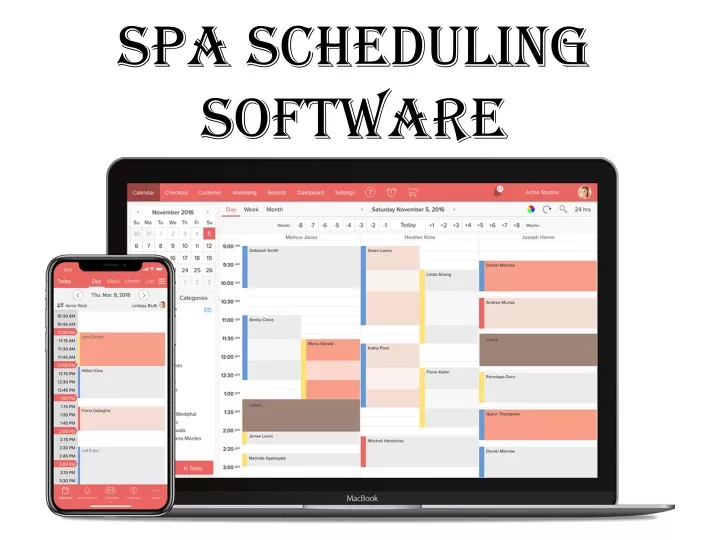 spa scheduling software