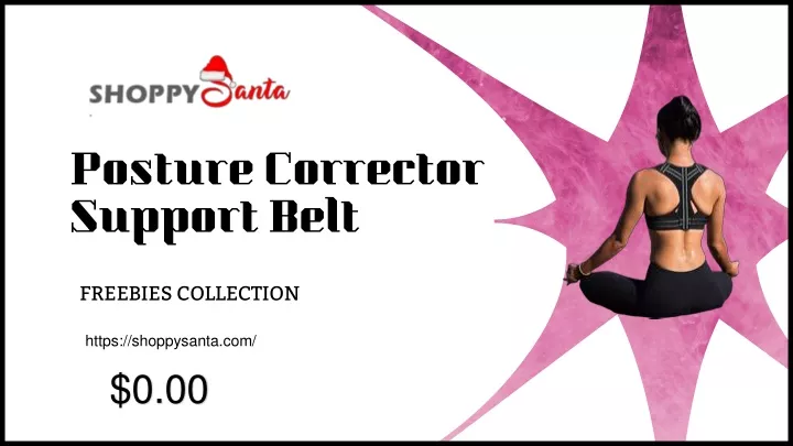 posture corrector support belt