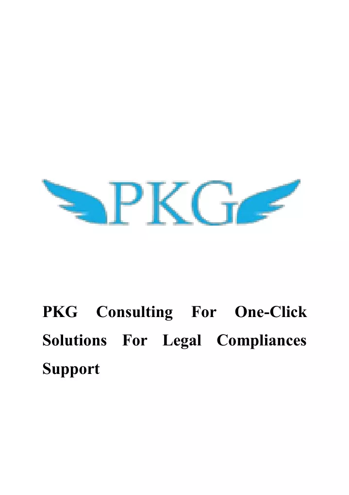 pkg consulting for one click
