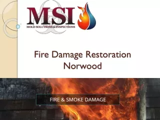 fire damage restoration norwood