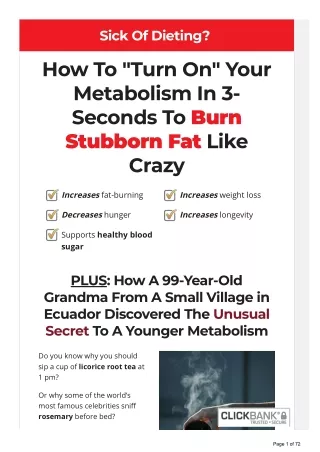 sick of dieting