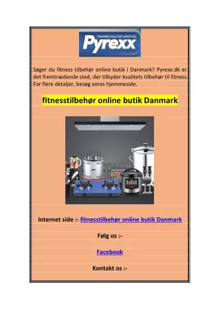 fitnesstilbehør online butik Danmark 0