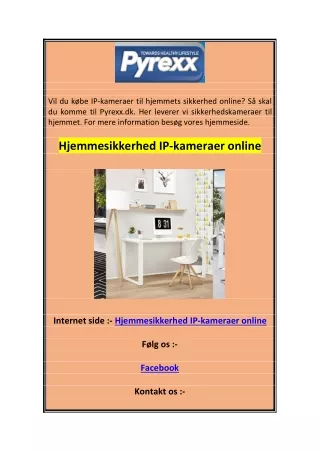 Hjemmesikkerhed IP-kameraer online 0