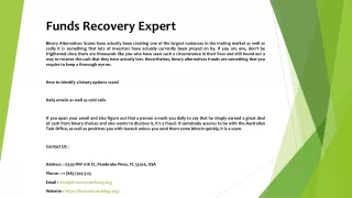 funds recovery expert