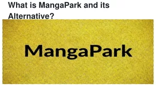 what is mangapark and its alternative