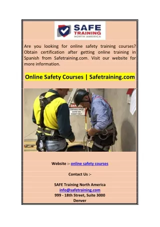 are you looking for online safety training