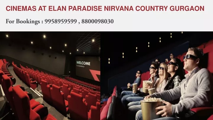 cinemas at elan paradise nirvana country gurgaon