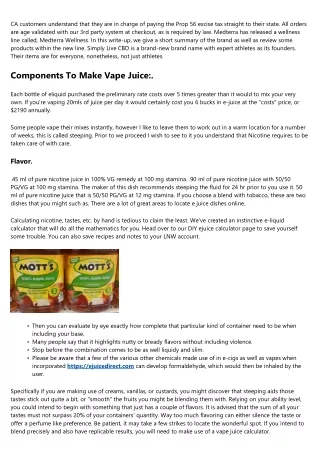 Just How To Make Natural Vape Juice At Home Without Nicotine.