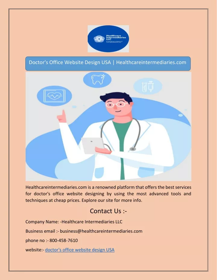 doctor s office website design