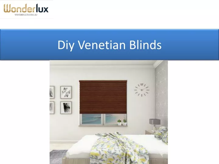 diy venetian blinds