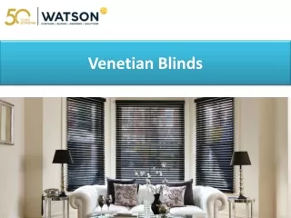 venetian blinds