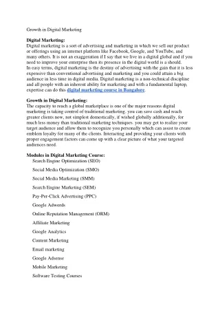 growth in digital marketing digital marketing