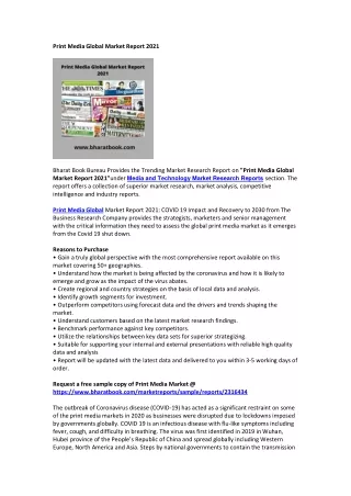 print media global market report 2021
