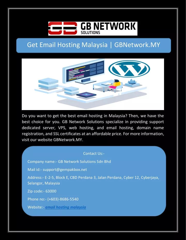 get email hosting malaysia gbnetwork my