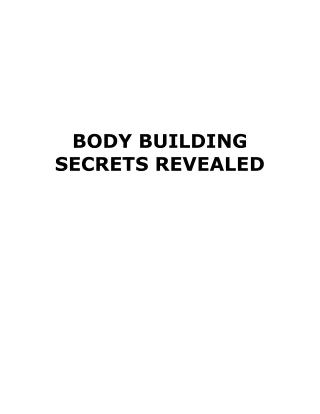 Grow your body  with 10X results (Bodybuilding)