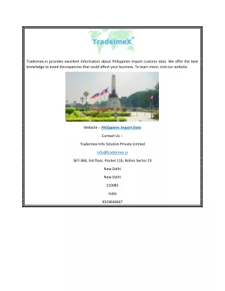 tradeimex in provides excellent information about