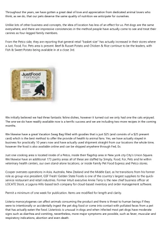 Just Food For Dogs Review: Recipes, Ingredients, & Nutrition ...