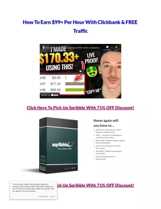 how to earn 99 per hour with clickbank free
