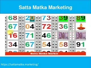 satta matka marketing