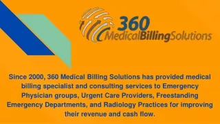 Colorado Emergency Physicians Billing Services - 360 Medical Billing Solutions