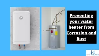 preventing your water heater from corrosion