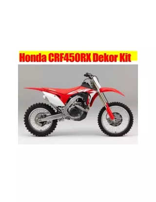 Honda CRF450RX Dekor Kit