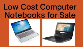 Low Cost Computer Notebooks for Sale