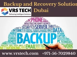 backup and recovery solution dubai