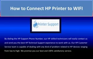 How to Connect HP Printer to WIFI