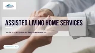 Assisted Living Startup