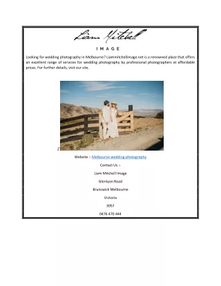 Melbourne wedding photography