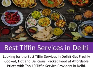 Best Tiffin Services in Delhi